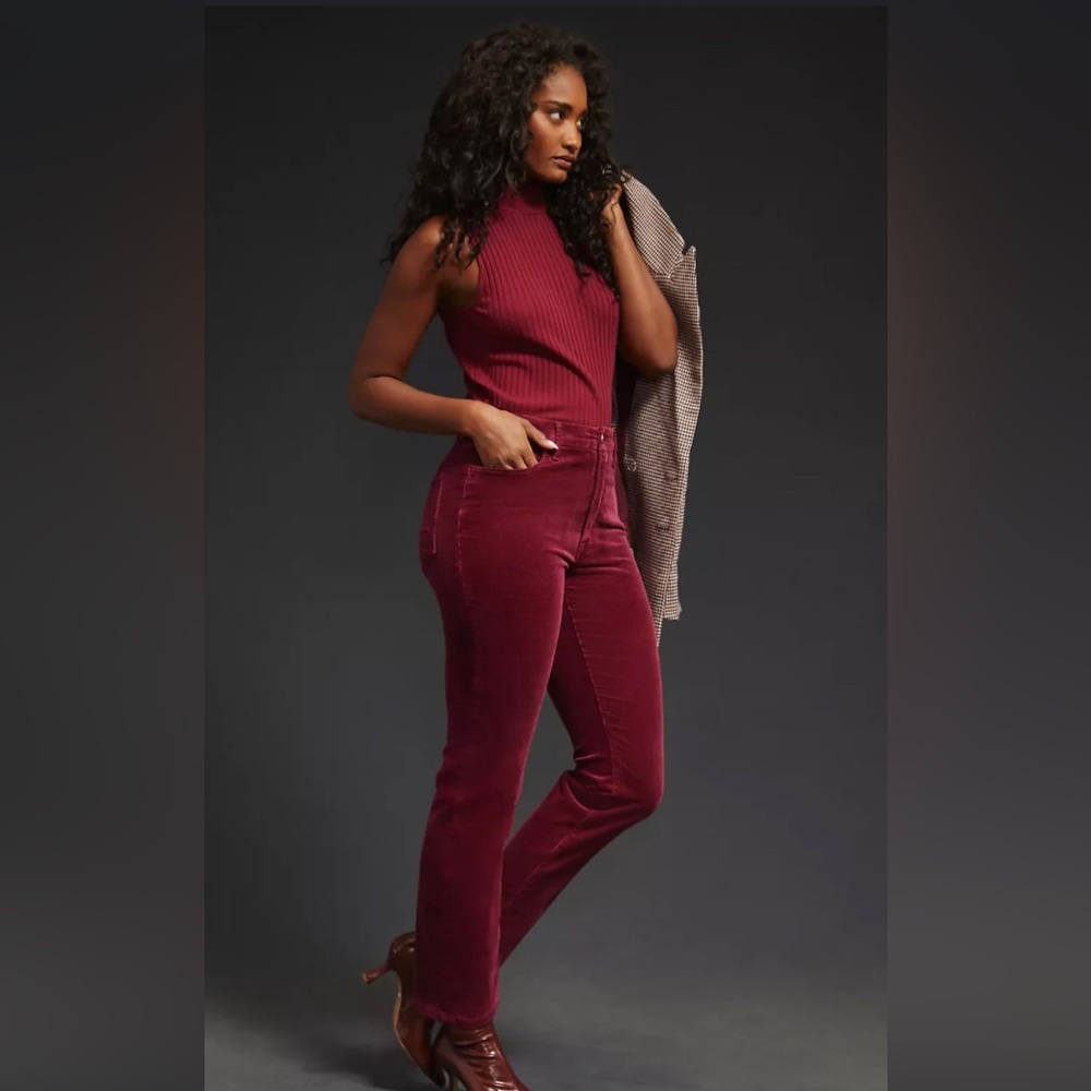 Jaeger - Red Corduroy Pants